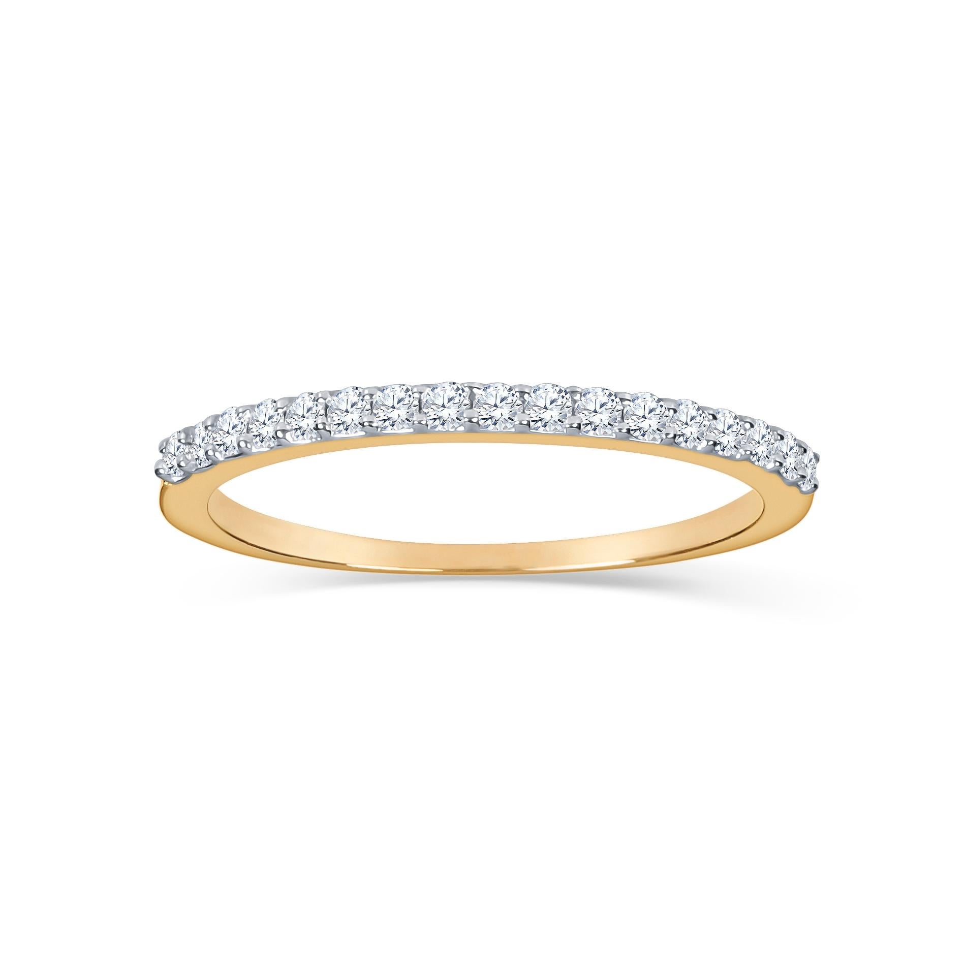 rose gold diamond wedding ring