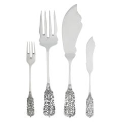 Arias, Peru Solid Sterling Silver Flatware Set-14 Place Setting for 12