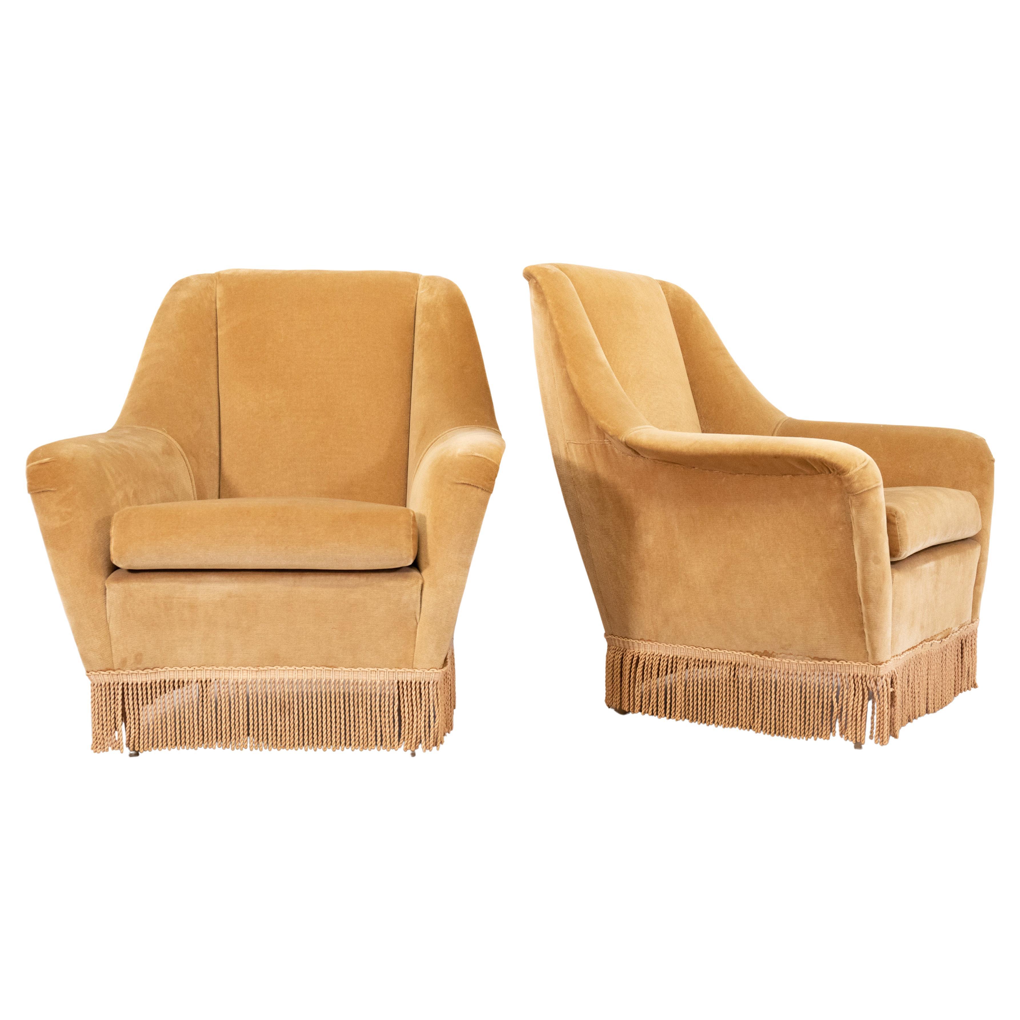 Ariberto Colombo attr  paire de fauteuils, 1960 en vente