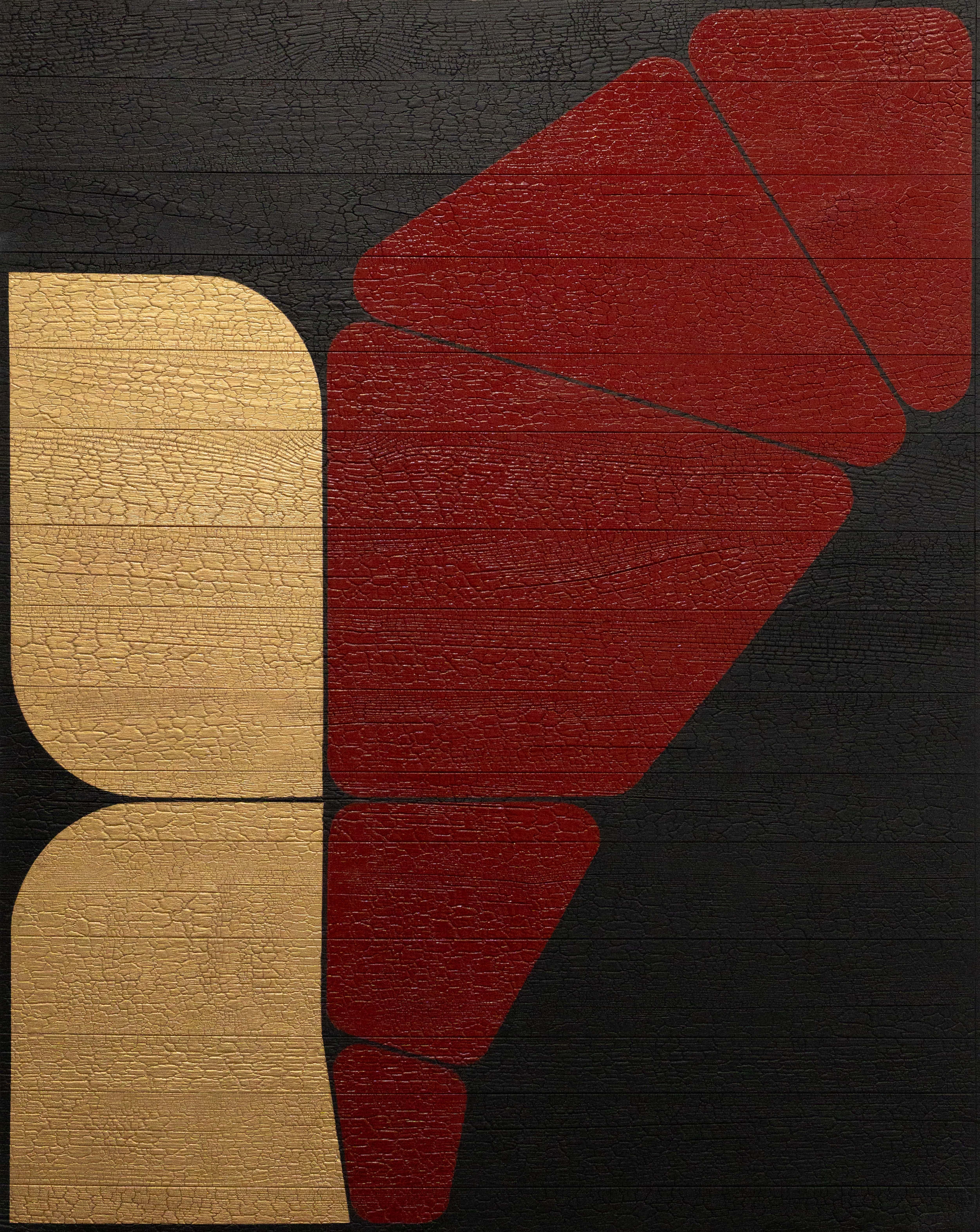 Aric Ben Simon Abstract Painting – NR. 18-2G.25