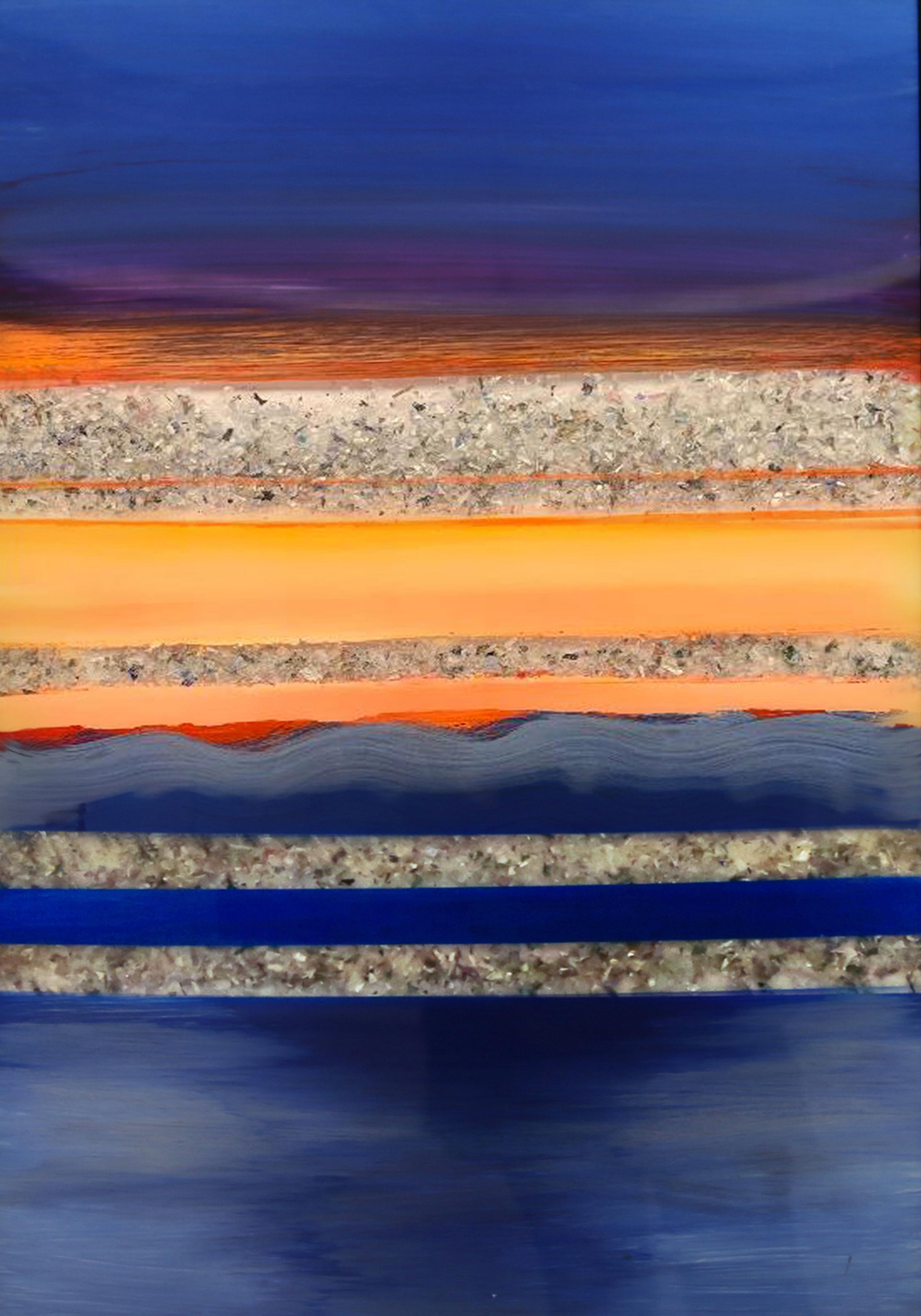 ATARDECER DE SERENIDAD - Mixed Media Art de Arica Hilton