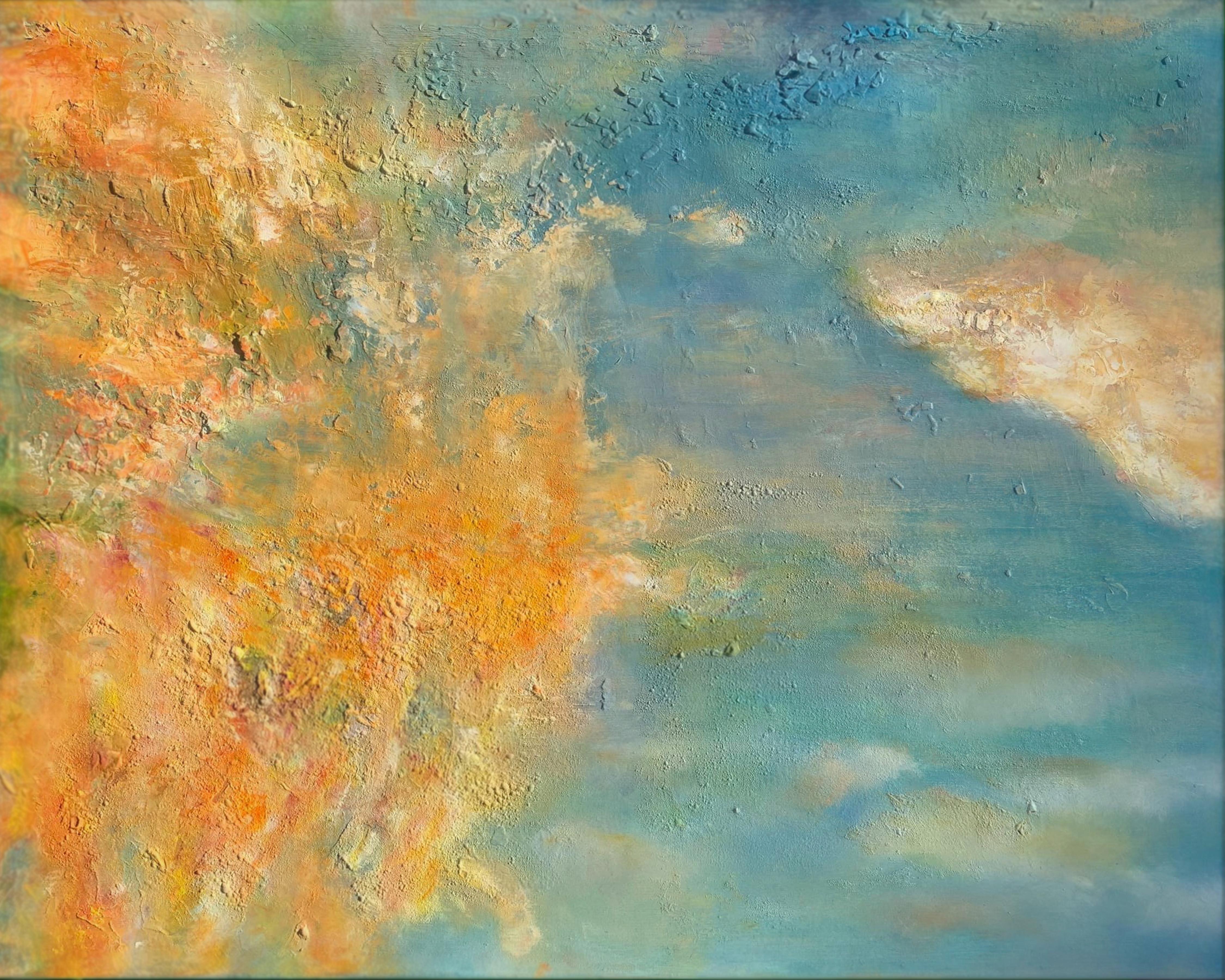Abstract Painting Arica Hilton - MEDITERRANEAN SONATA (Sonate méditerranée)