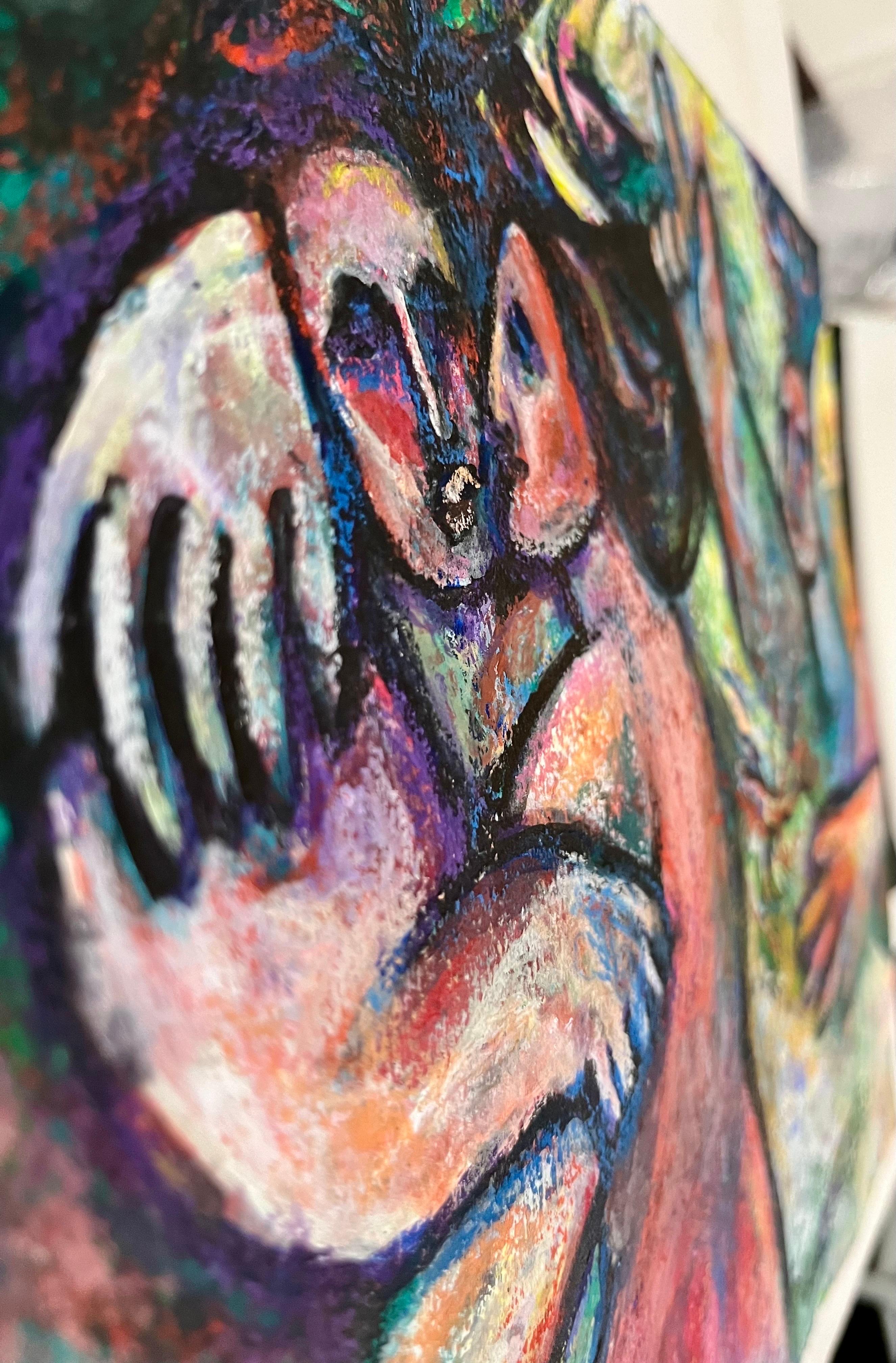 Israeli Judaica Original Painting 