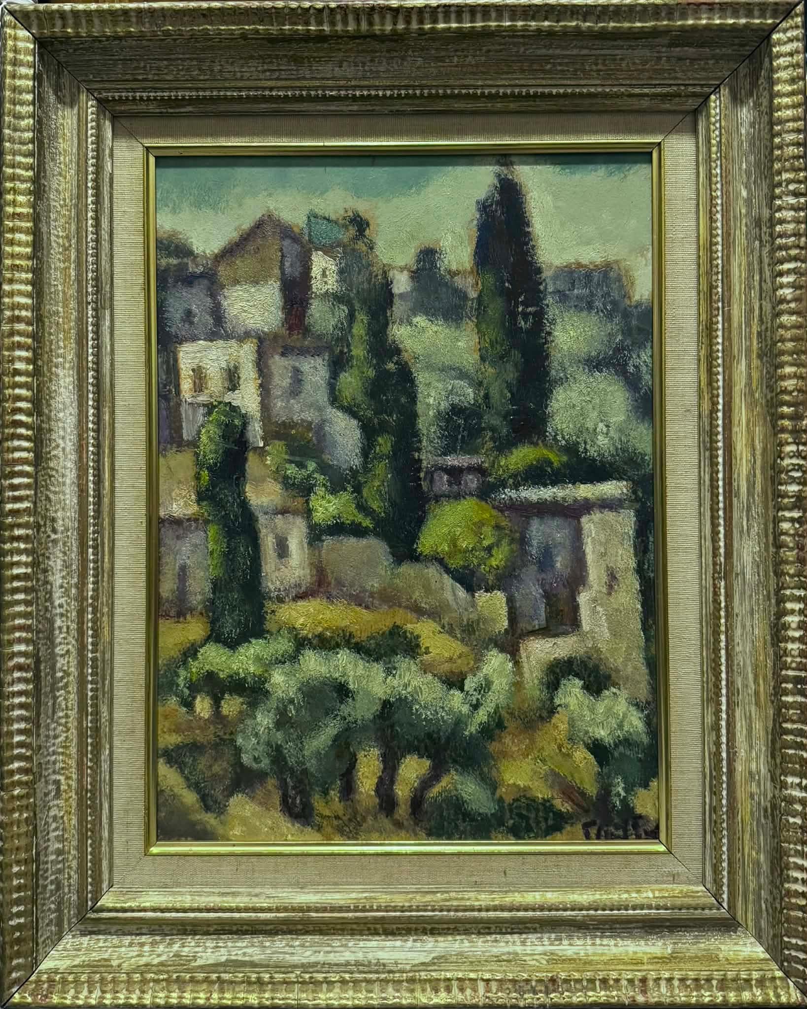 Berghang in Galiläa – Painting von Arieh Allweil