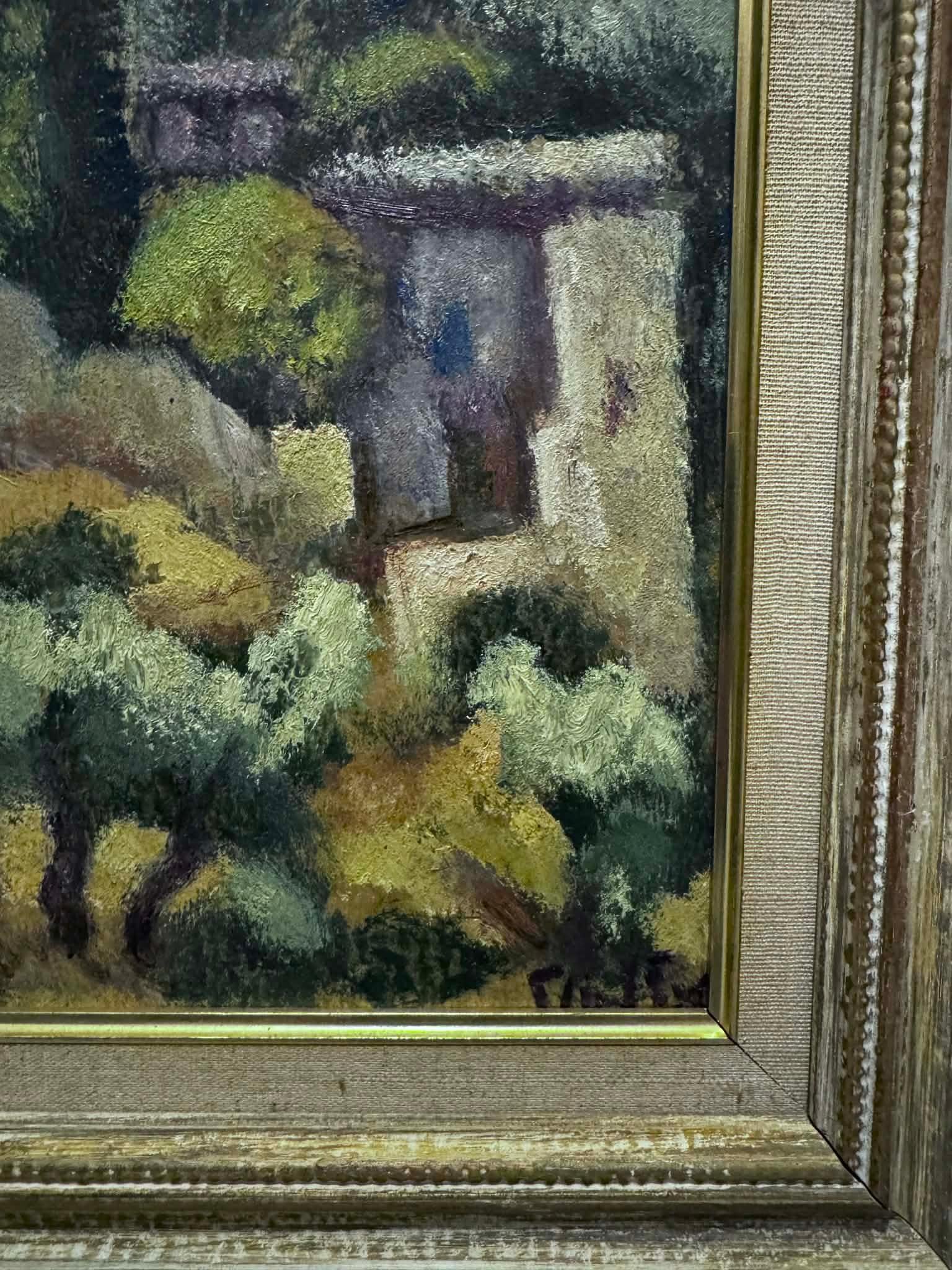 Berghang in Galiläa (Expressionismus), Painting, von Arieh Allweil