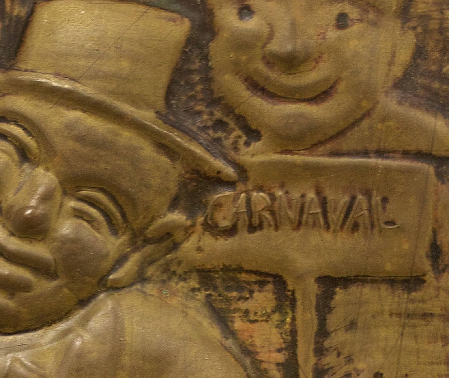 Arieh Merzer was a prominent Israeli artist and metal worker. 
Arie Merzer, an artist who worked in hand-hammered copper, was born in Warsaw, Poland in 1905, the scion of a large Hassidic family. He graduated from the Academy of Arts in Warsaw, and