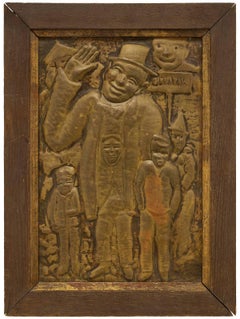 Carnavale, Avant Garde Carricature Plaque, Paris