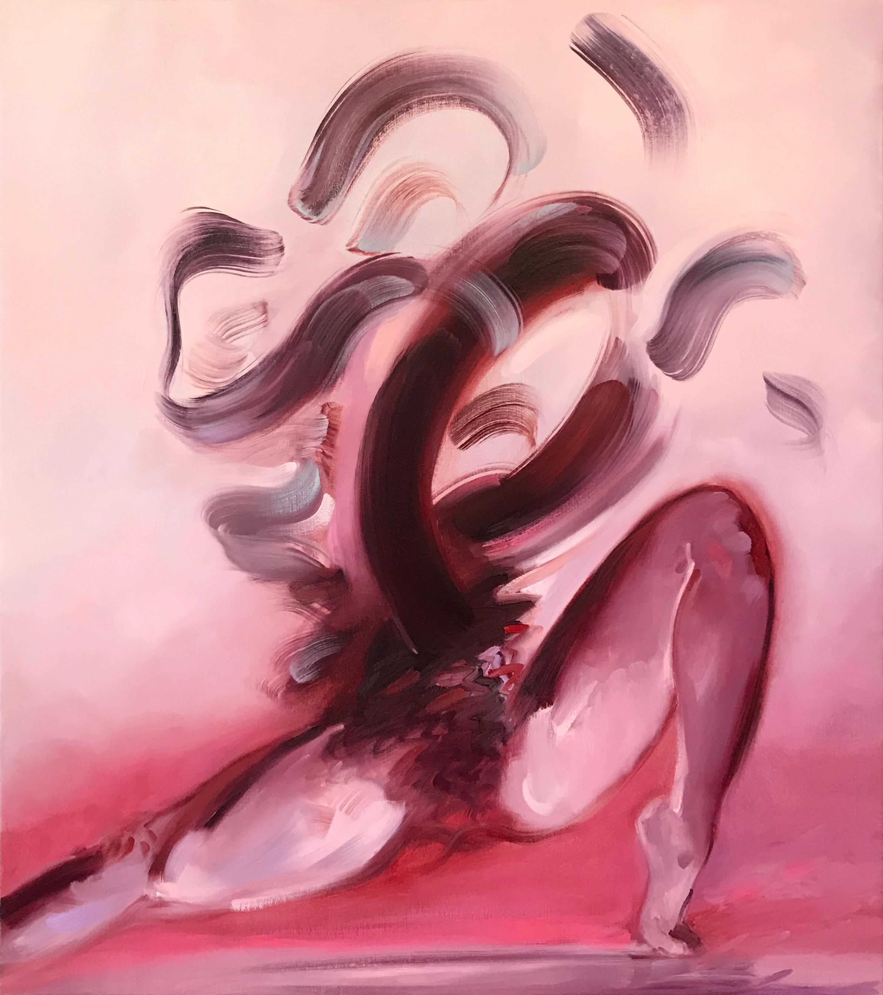 Ariel Basson Freiberg Nude Painting - Impersonating Dusk