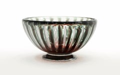 Ciotola Ariel di Edvin Ohrstrom per Orrefors, Svezia, firmata sul lato inferiore