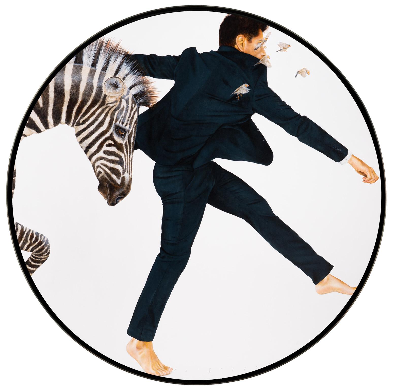 Ariel Vargassal Figurative Painting - Leaving the Past