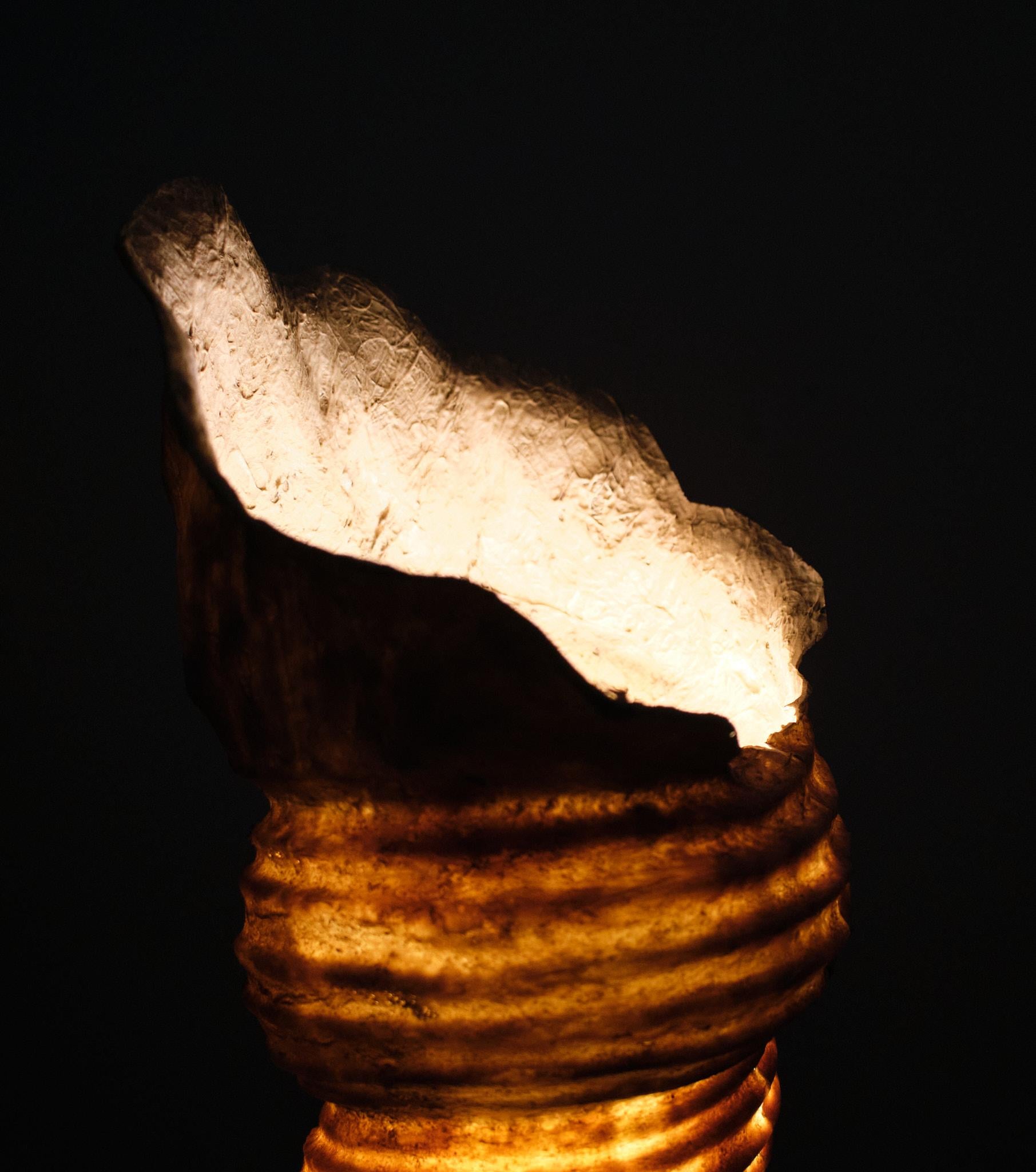 Late 20th Century Ariell Seashell Floor Lamp, 1980s