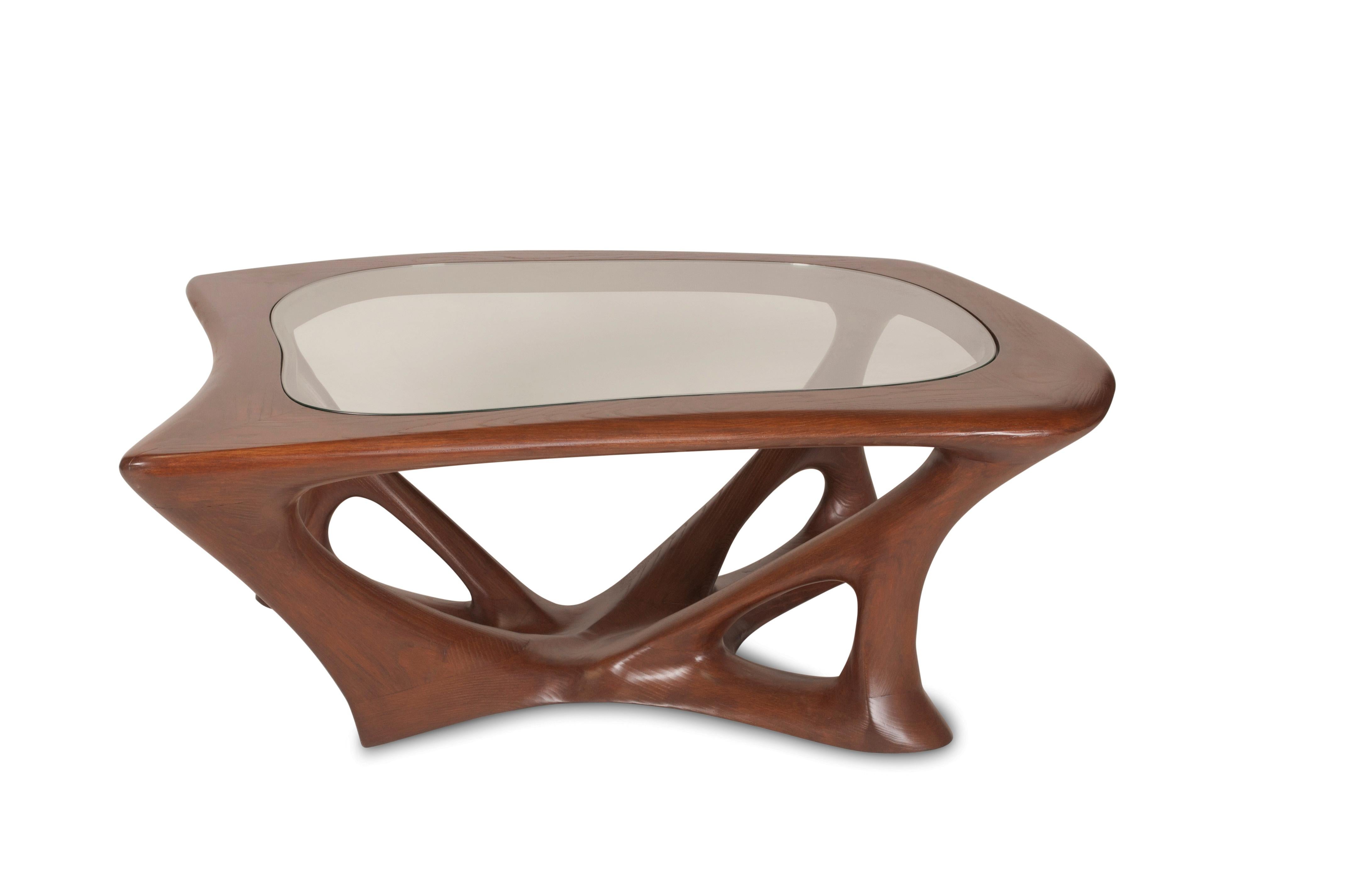 Ariella coffee table is made from solid ashwood. 

About Amorph: 
Amorph is a design and manufacturing company based in Los Angeles, California. We take pride in hand crafted designs connected to technology to create sophisticated, design driven