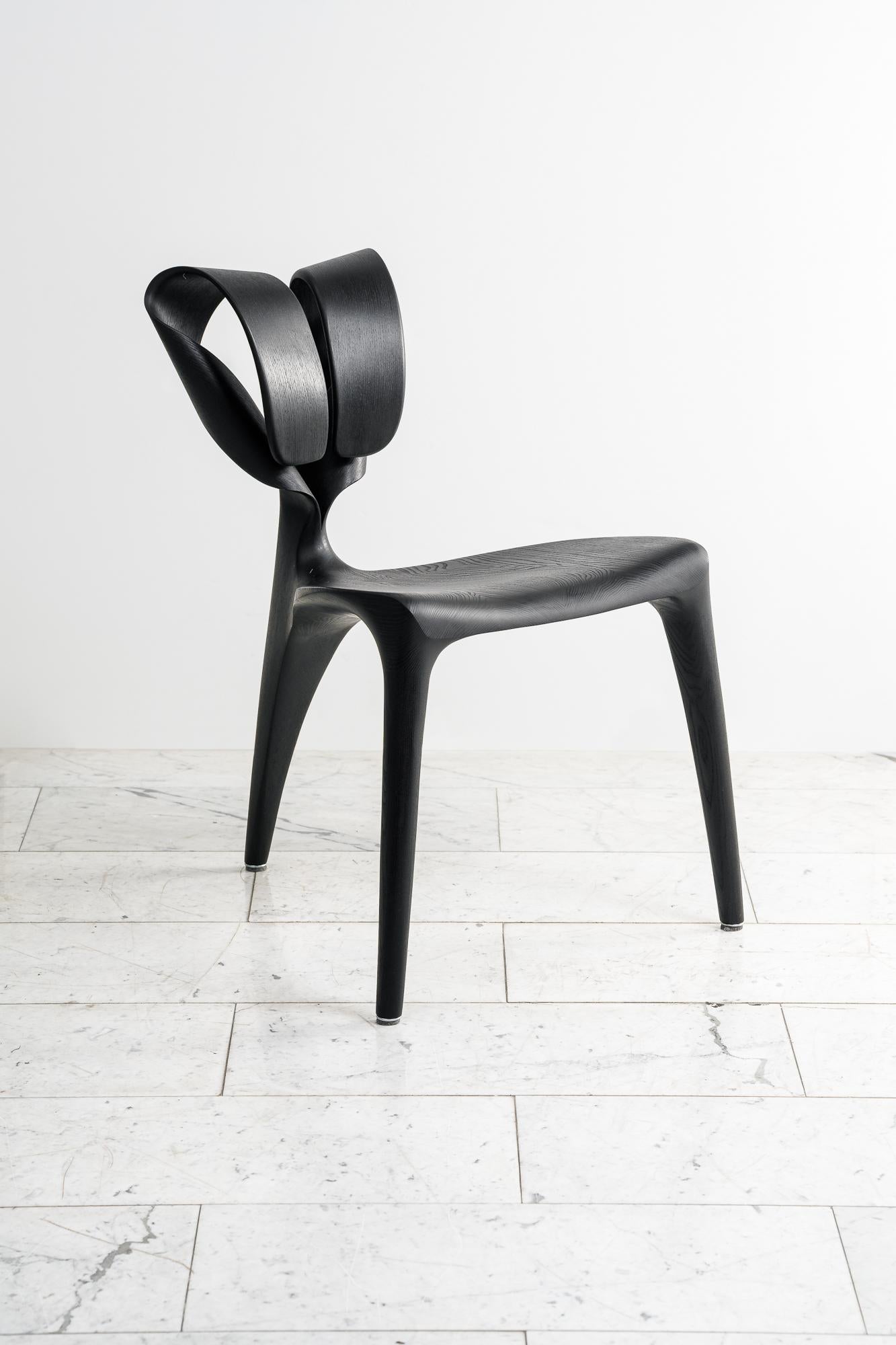 Modern Aries Chair Black For Sale