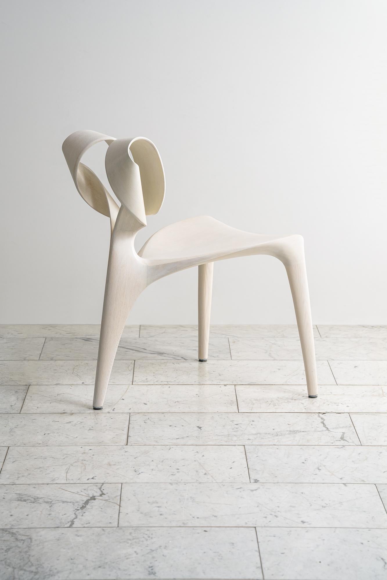 Danish Aries Chair White For Sale