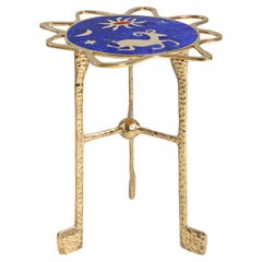 Table d'appoint Aries avec pierres semi-précieuses Viya de Vikram Goyal