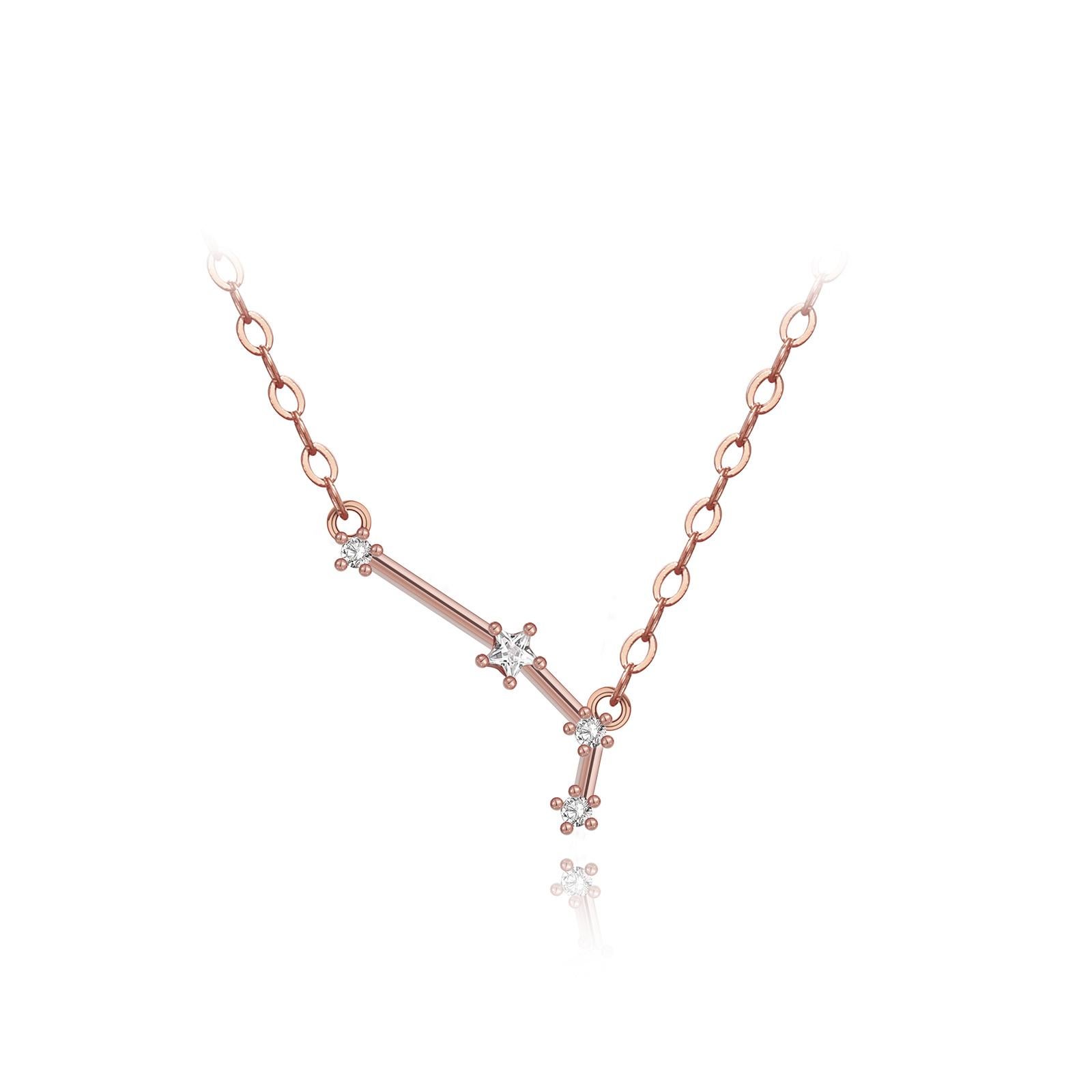You are unique and your zodiac tells part of your story.  How your zodiac is displayed in the beautiful nighttime sky is what we want you to carry with you always. This aries star constellation necklace shares a part of your personality with us all 
