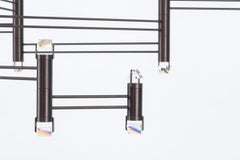 Aries XI.I Chandelier with Faceted Glass and LED lights