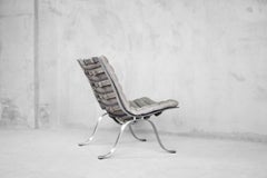 Ariet Leather Lounge Chair von Arne Norell für Norell Möbel AB, 1966