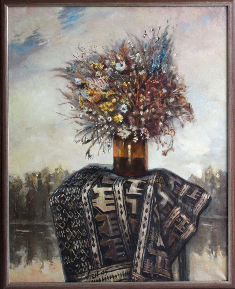 Natura morta. 1995., olio, tela, 92x70 cm