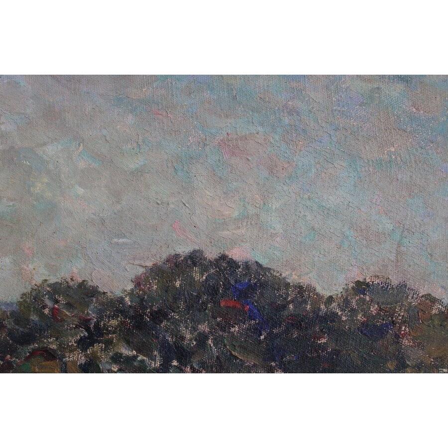 Herbst. Öl auf Leinwand, 64x99 cm, Öl im Angebot 5
