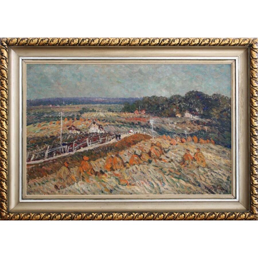 Herbst. Öl auf Leinwand, 64x99 cm, Öl – Painting von Arijs Skride 