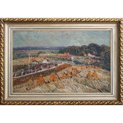 Autumn. Oil on canvas, 64x99 cm. Signed lower right corner