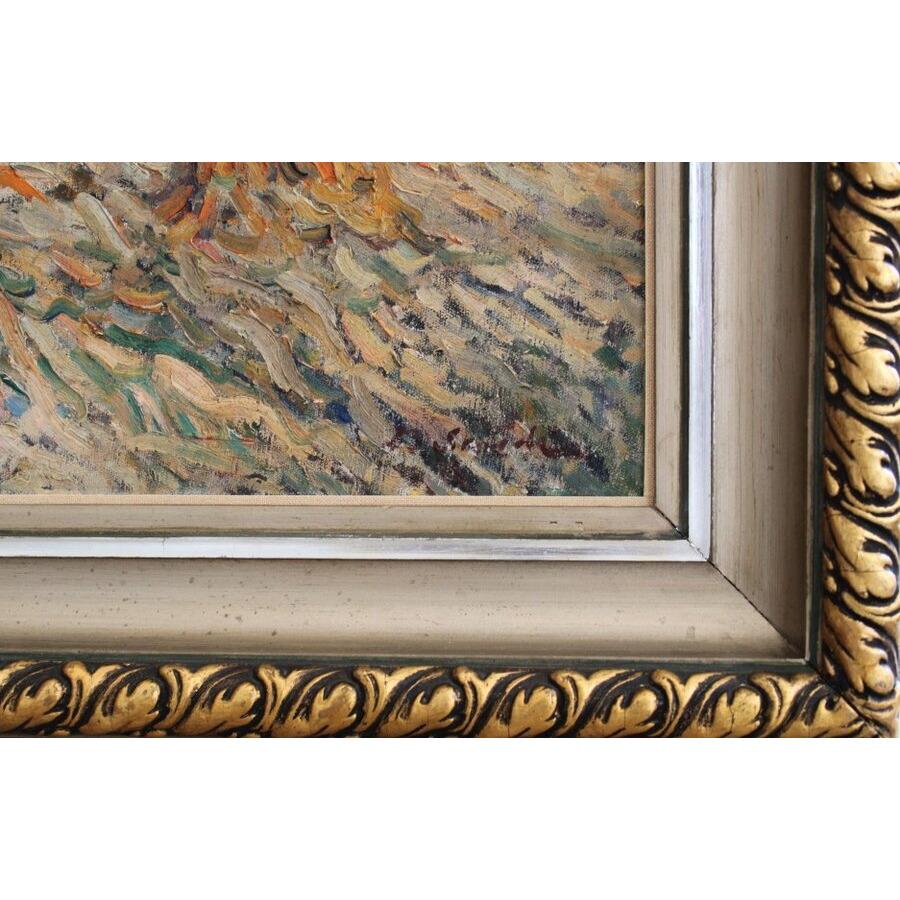 Herbst. Öl auf Leinwand, 64x99 cm, Öl (Expressionismus), Painting, von Arijs Skride 