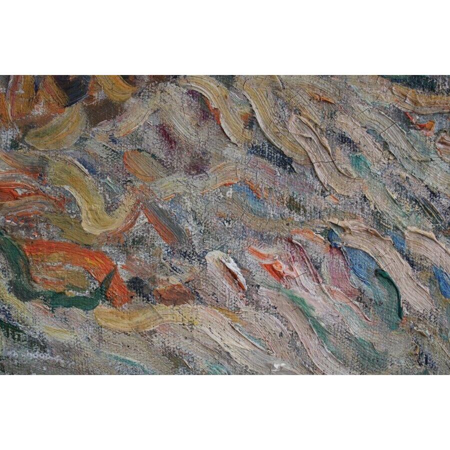 Herbst. Öl auf Leinwand, 64x99 cm, Öl im Angebot 3