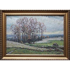 Landscape. Oil on canvas, 48x70 cm