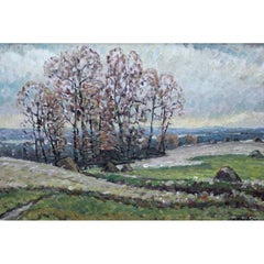 Landscape. Oil on canvas, 48x70 cm