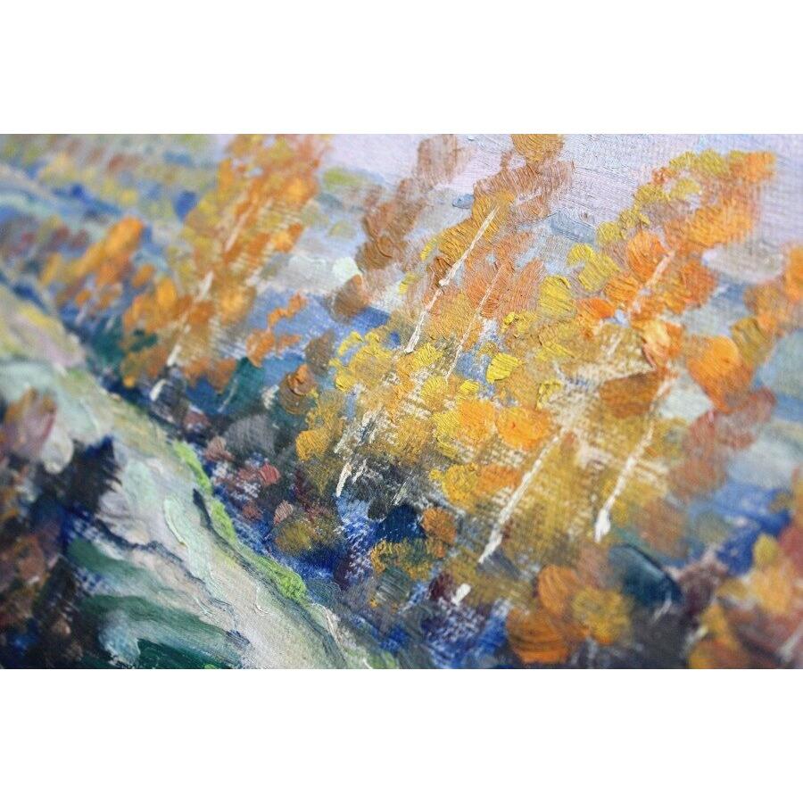 Piebalga. Olio su tela, 67x47 cm in vendita 5