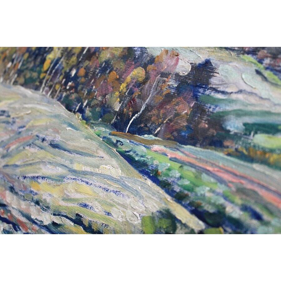 Piebalga. Olio su tela, 67x47 cm in vendita 6