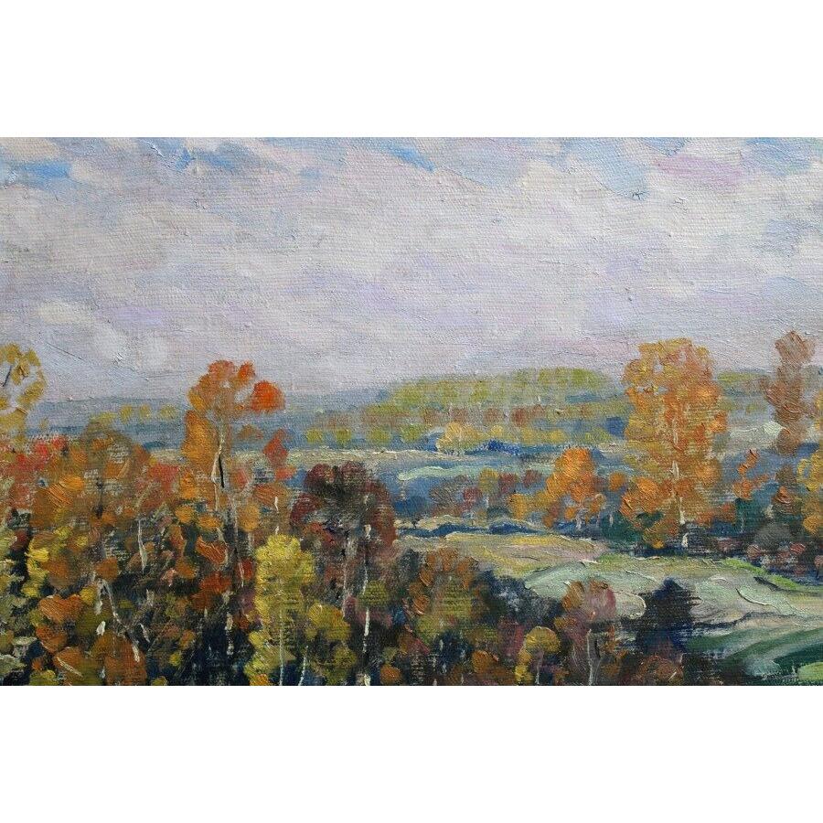 Piebalga. Olio su tela, 67x47 cm in vendita 2