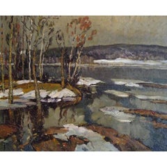 Spring waters. 1985, Öl auf Leinwand, 81x100 cm