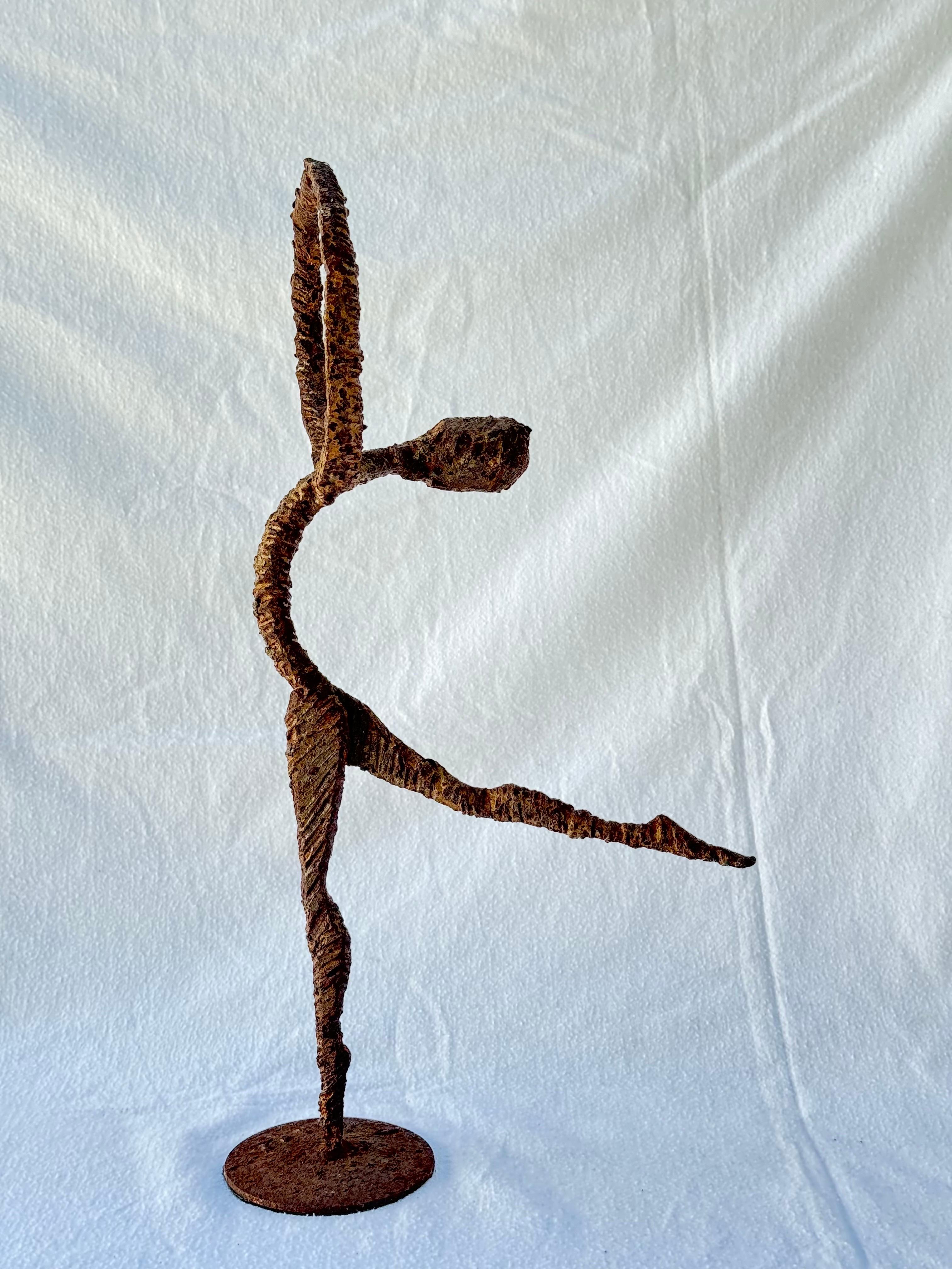 Israeliano Arik Amir Scultura brutalista di una ballerina in vendita