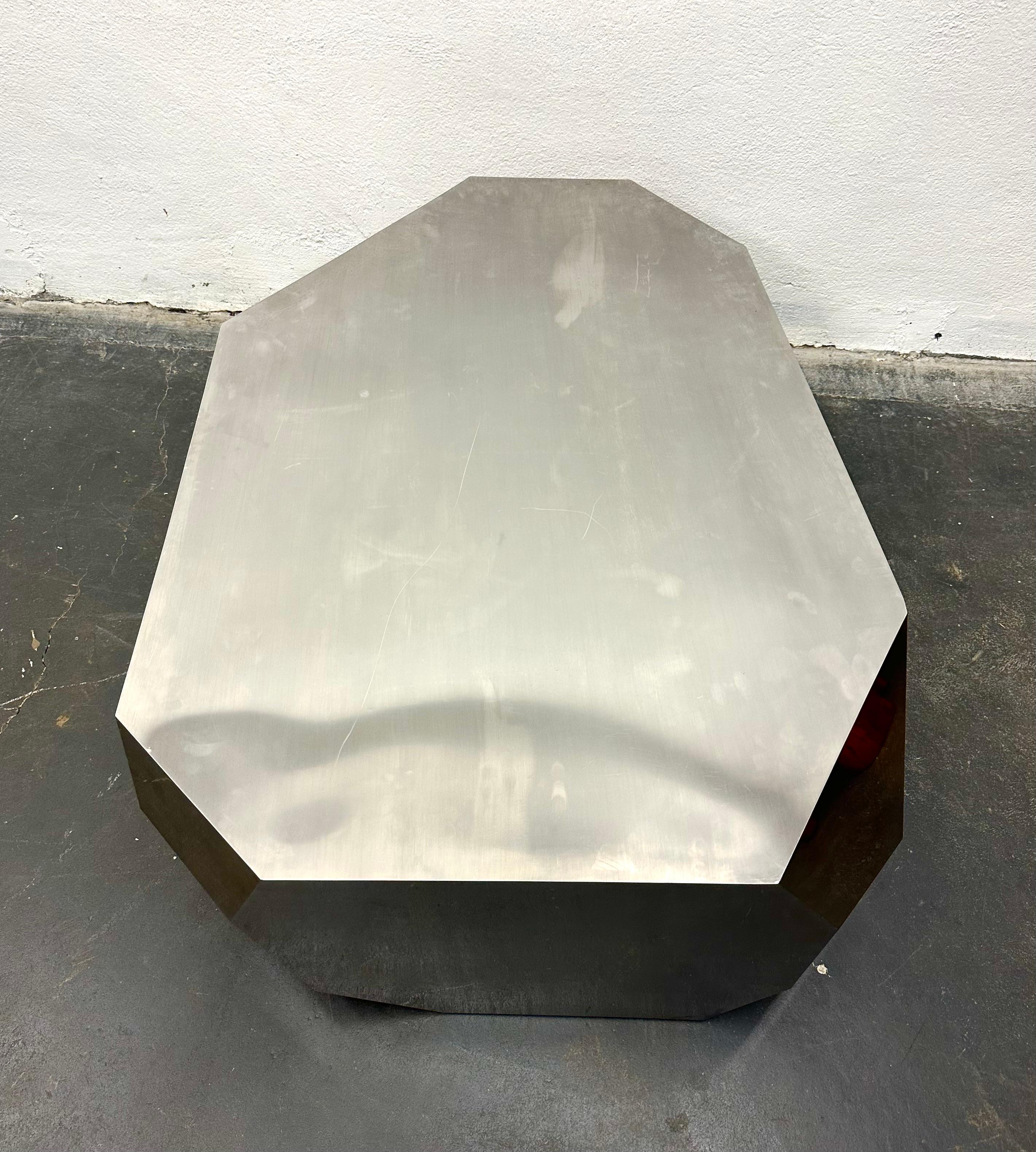 Steel Arik Levy (after) 'Rock' Coffee Table For Sale