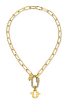 Arina Oval Chain Necklace
