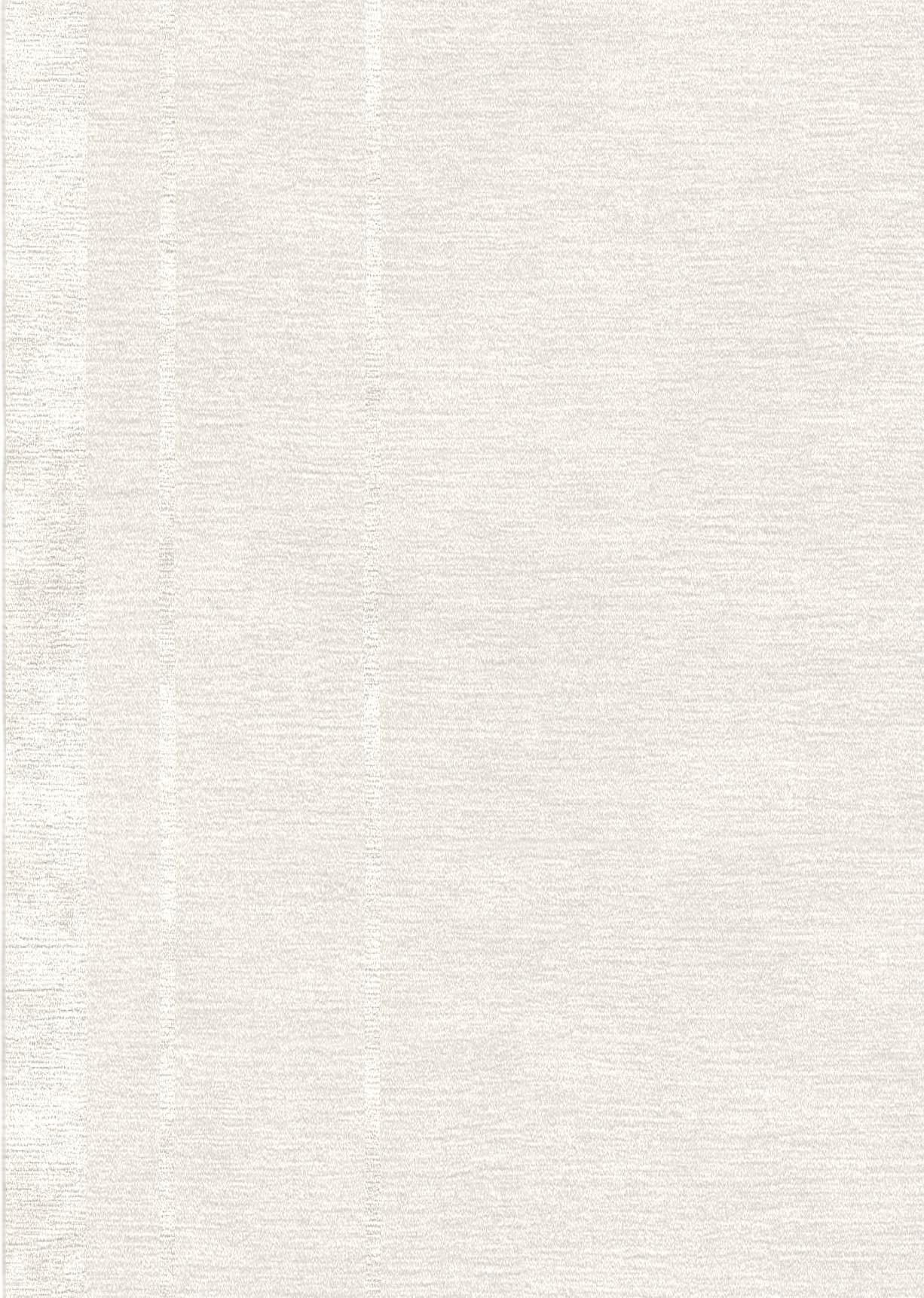 Minimalist Plain Modern white handmade Wool Blend-Silk Rug for living room - Arioso For Sale
