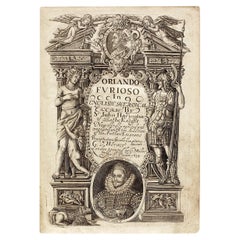 Ariosto 'Lodovico', Orlando Furioso, prima edizione in lingua inglese, 1634