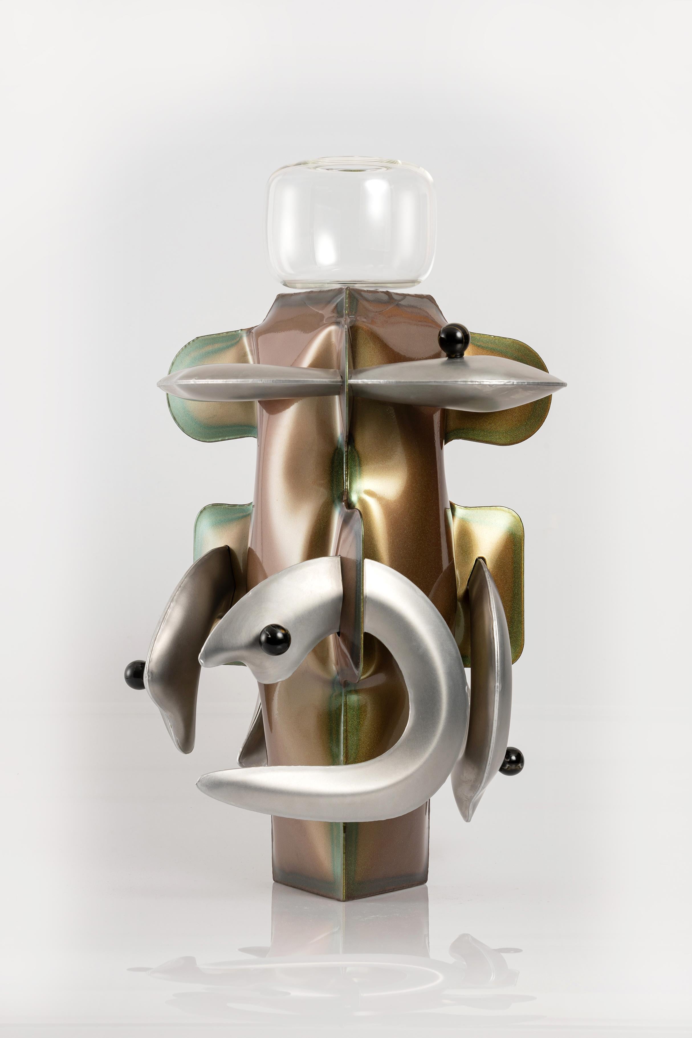 Aris  Borosilicato soplado a mano Moderno en venta