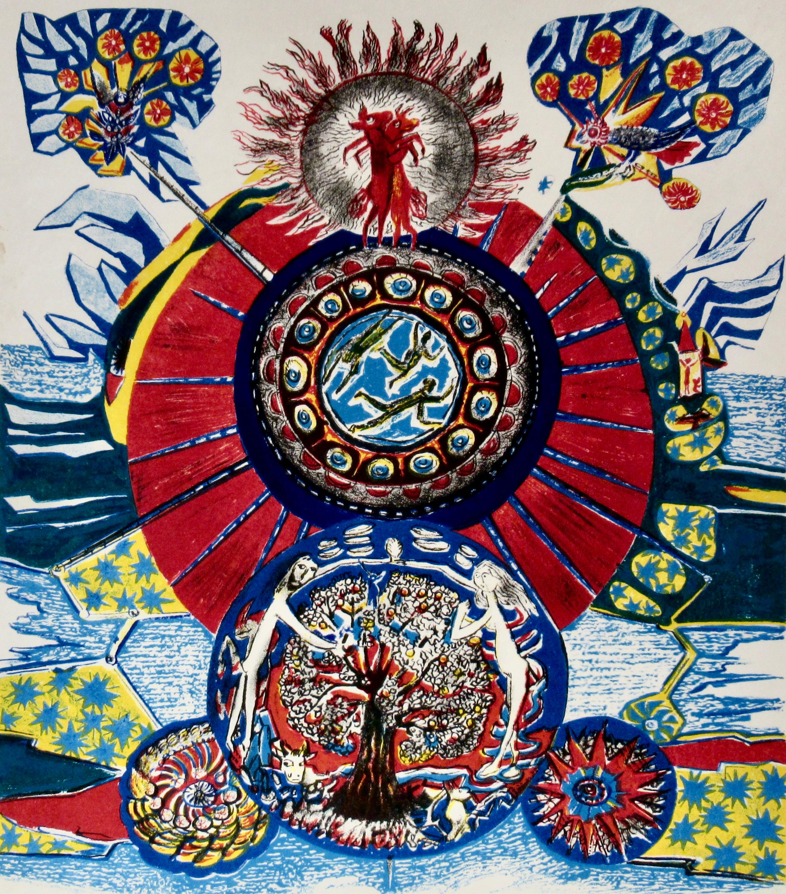 Cantique du Singulier - Print by Aristide Caillaud