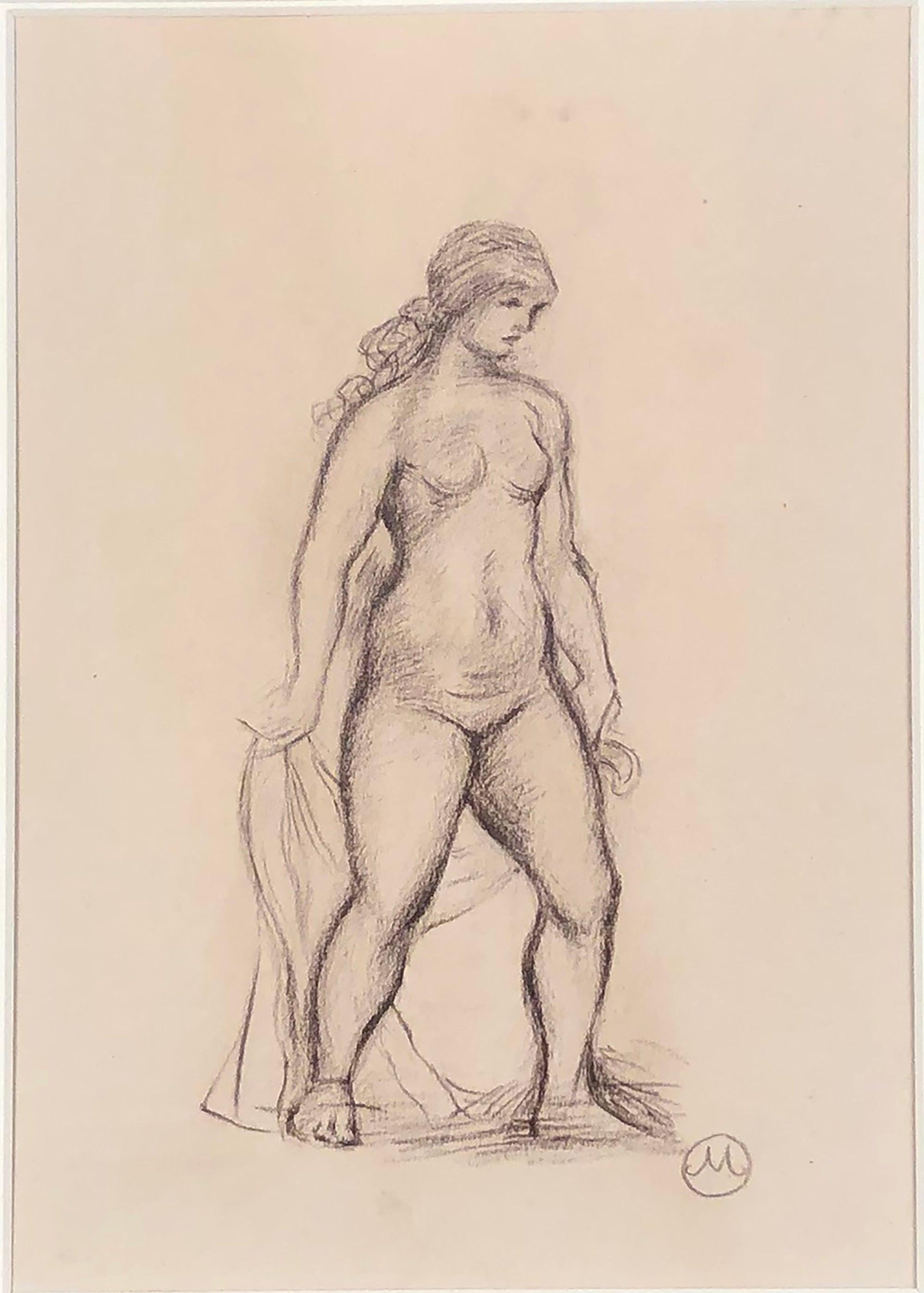 'Nude II'- Lithograph - Modern Print by Aristide Maillol