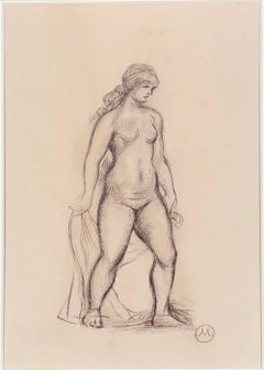 Aristide Maillol Nude II - Lithograph Mid Century Modern