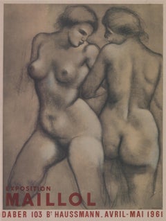 Aristide Maillol 'Nus' 1961- Lithograph