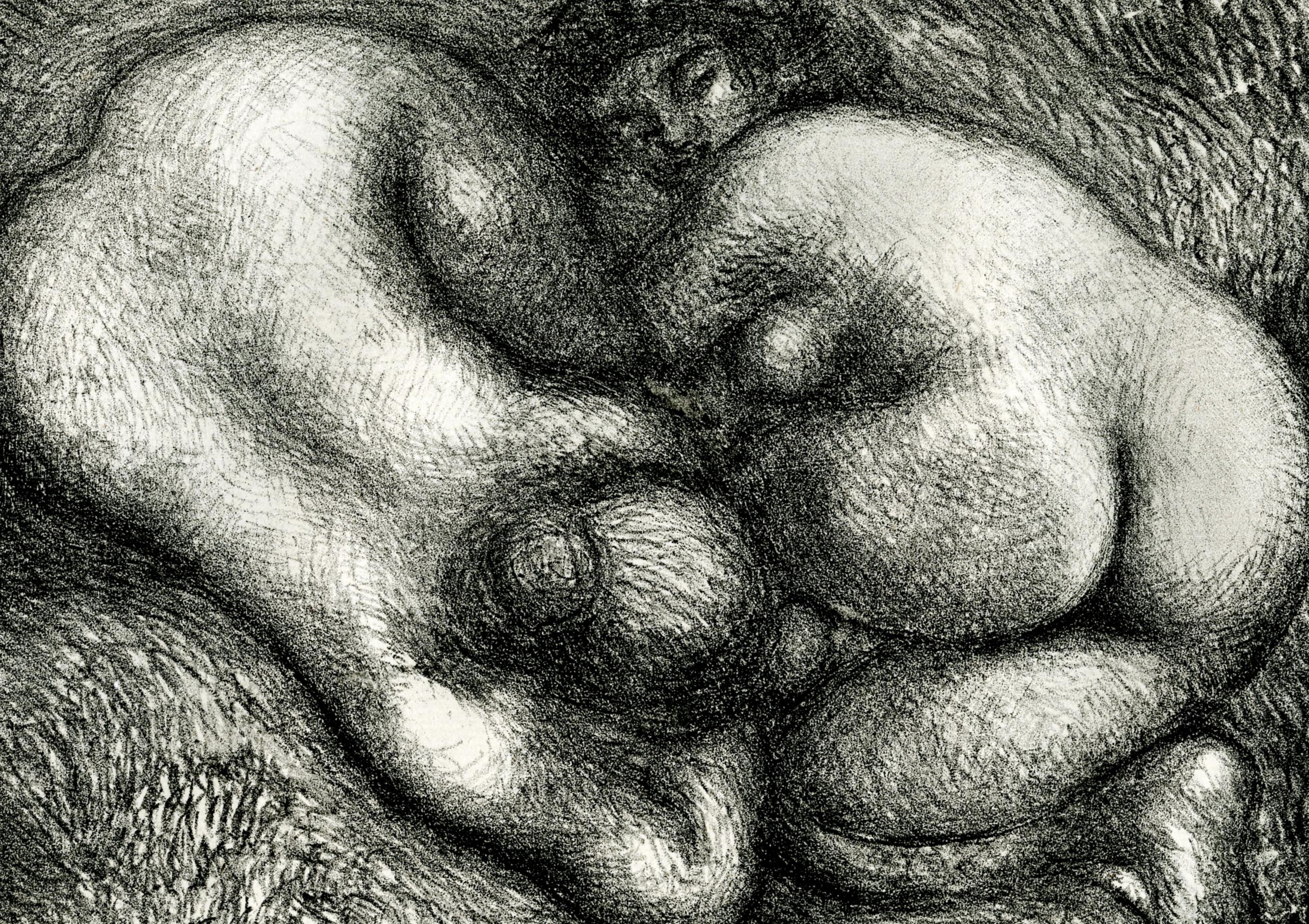 Deux Femmes Dans L'Herbe
Lithograph, 1926
Monogramed in pencil, 