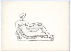 (Monumento a Cezanne) litografia originale