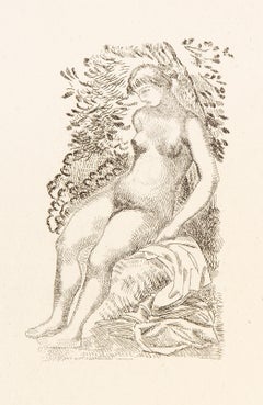 Ronsard, Impressionist Etching by Aristide Maillol