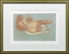 Untitled framed lithograph by Aristide Maillol