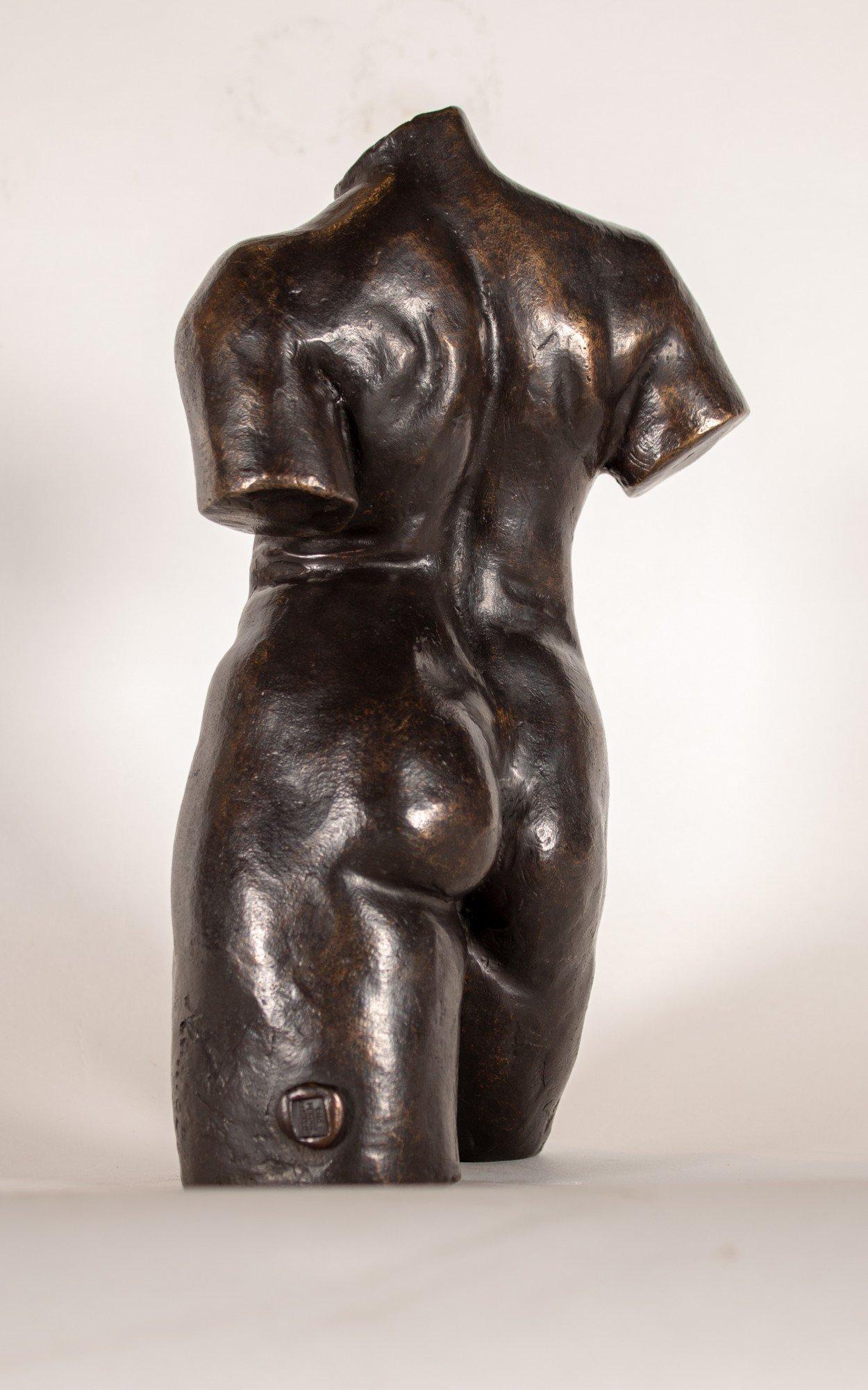 Bronze Akt- weiblicher Torso des 20. Jahrhunderts nach dem französischen Künstler Aristide Maillol im Angebot 3