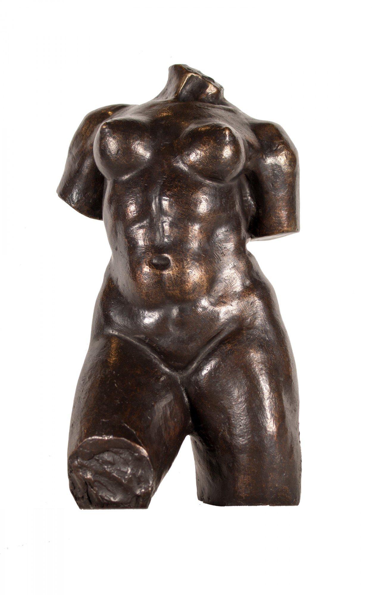 After Aristide Maillol (French, 1861–1944)
Bronze Torso
Signed with foundry mark Cire Perdue A. A. Hebrard
12 in. h. x 6 in. w. x 6 in. d.

Foundry mark "Cire Perdue A. A. Hebrard". The Hébrard foundry was created by the art founder Adrien-Aurélien